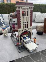 Playmobil Ghostbusters Feuerwache mit Fahrzeug gebraucht