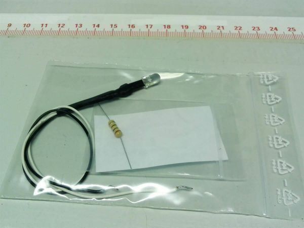 Elektronikbauteile: Flacker-LED klar/gelb 5mm verkabelt – Neu (gemäss Beschreibung) aus Luzern von Salefactory 1