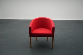 Roter Sesselstuhl