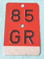 Velonummer GR 85