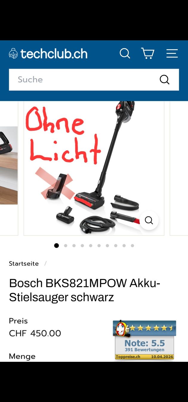 Bosch Aspirapolveri & Accessori: bosch Staubsauger – Usato da Baar venduto da Sascha12333