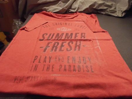 T-Shirt ca. Grösse M, Pepe Jeans, rot To