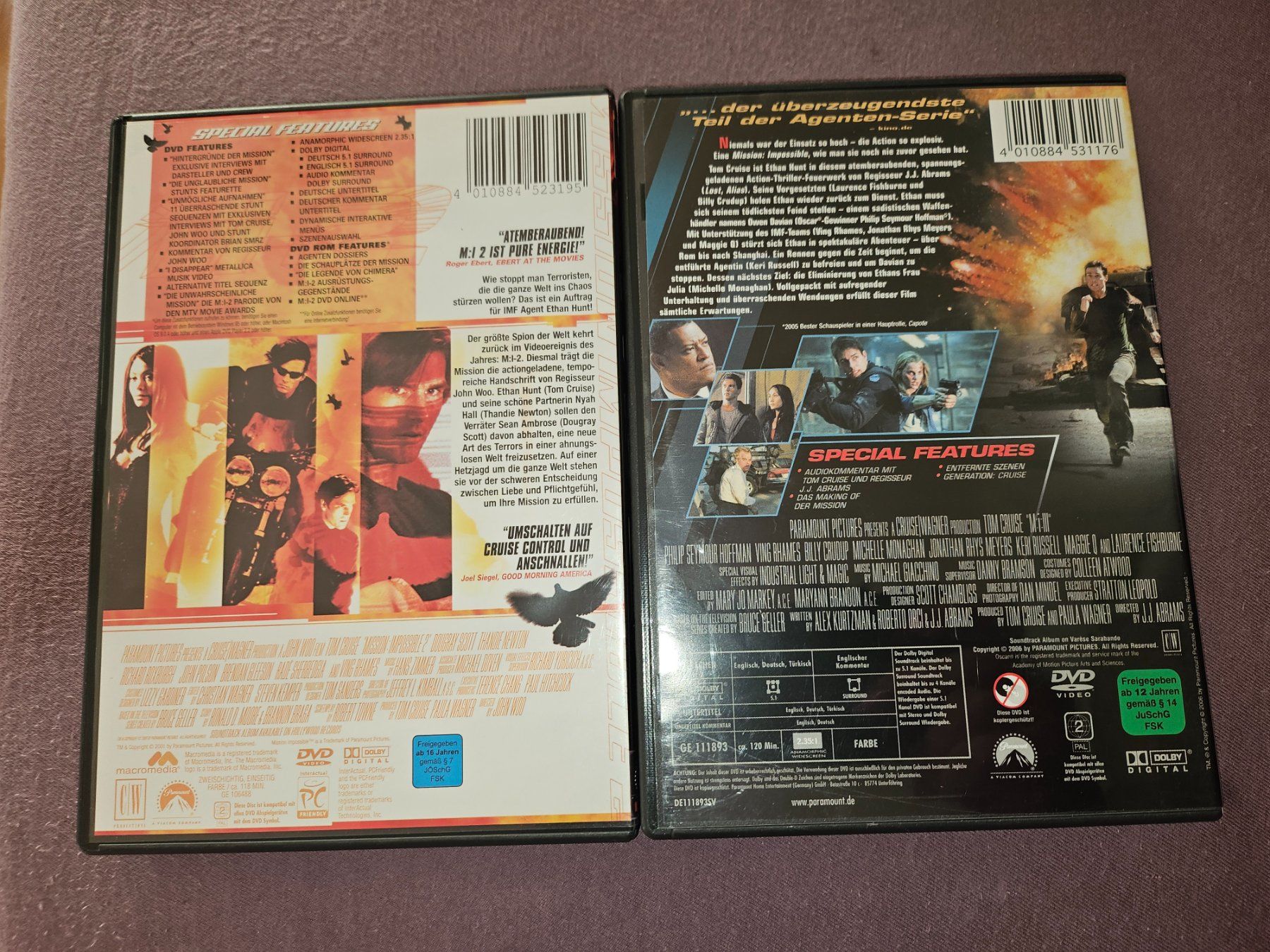 Tutti i DVDs: DVD: Mission Impossible 2 & 3 – Usato da Thun venduto da Shame 1