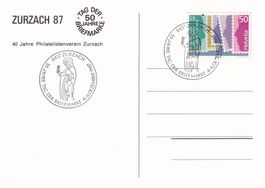 Tag der Briefmarke 1987 Zurzach 4.-6.12.1987