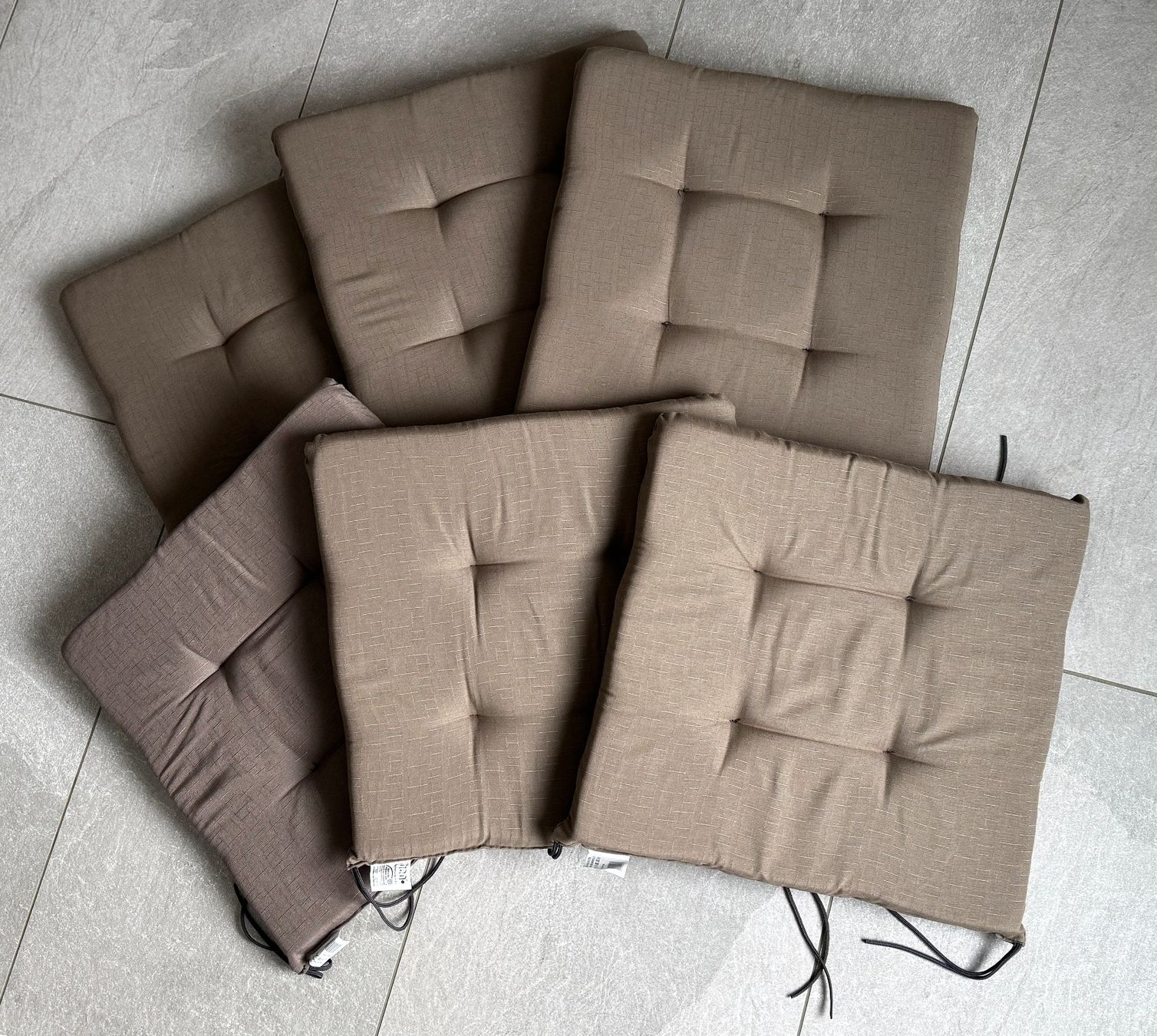 Kissen: 6 Outdoor Sitzkissen – Neu (gemäss Beschreibung) aus Frick von Tartaruga-6