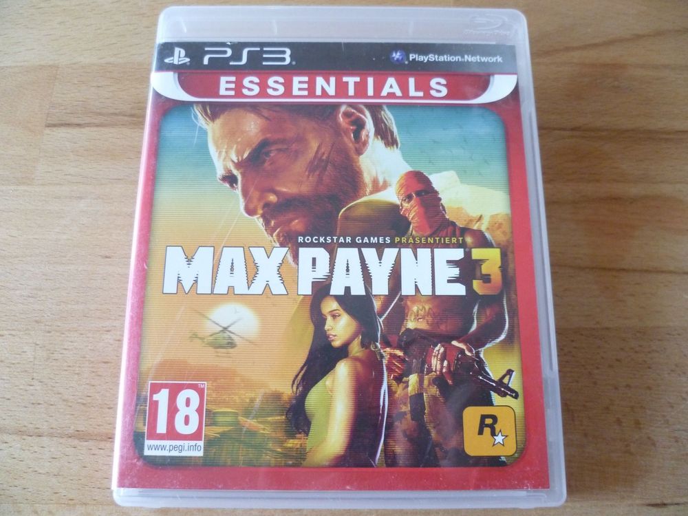 Jeu PS3 Max Payne 3 - Version PAL - Boîte Complète, Bon état - Fonctionne Parfaitement
