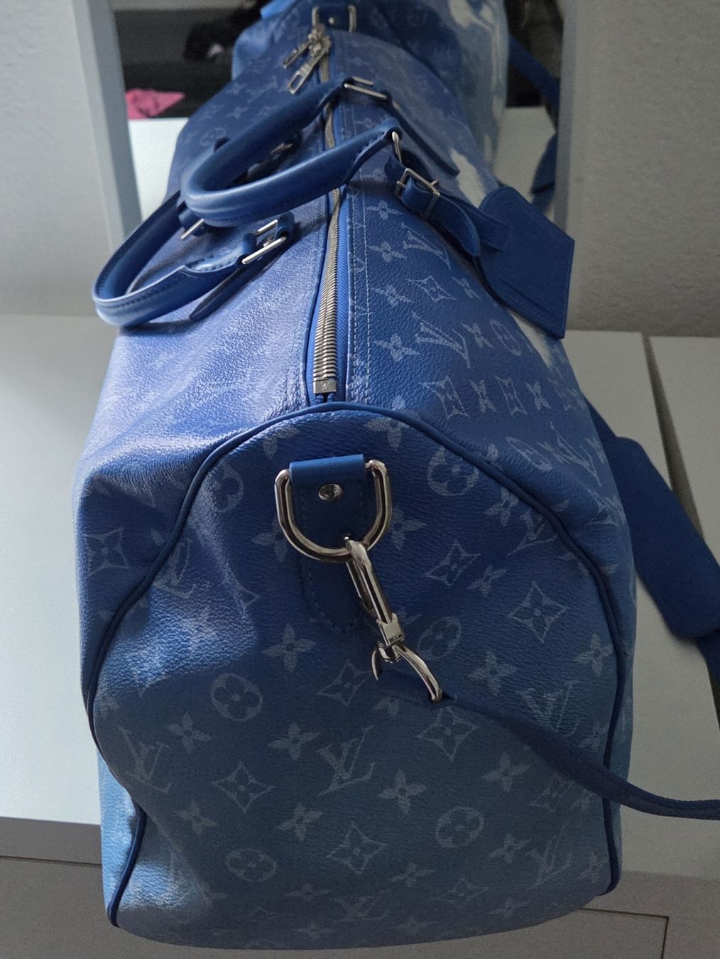 Louis Vuitton Borse: Louis Vuitton Keepall Bandouliere Clouds Monogram 50 – Nuovo (secondo la descrizione) da Bern venduto da lemo44 1