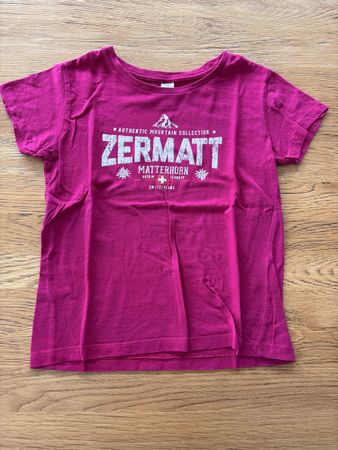 T-shirt fille fushia zermatt 10 ans 