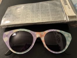 Sonnenbrille Swatch Eyes bunt gemustert neuwertig