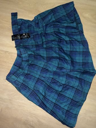 Rock Grösse 36 Kariert Blau Grün H&M 💚💙Herbst/Winter-Mode