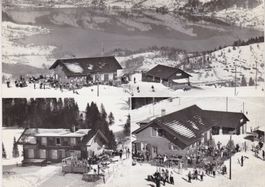 Sattel (SZ) Berggasthaus Mostelberg, Hochstuckli.1963