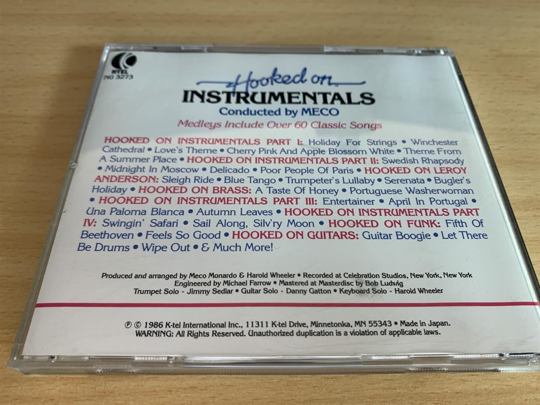 CD: Meco – Hooked On Instrumentals – Usato da Rikon im Tösstal venduto da Alpenmutz 1