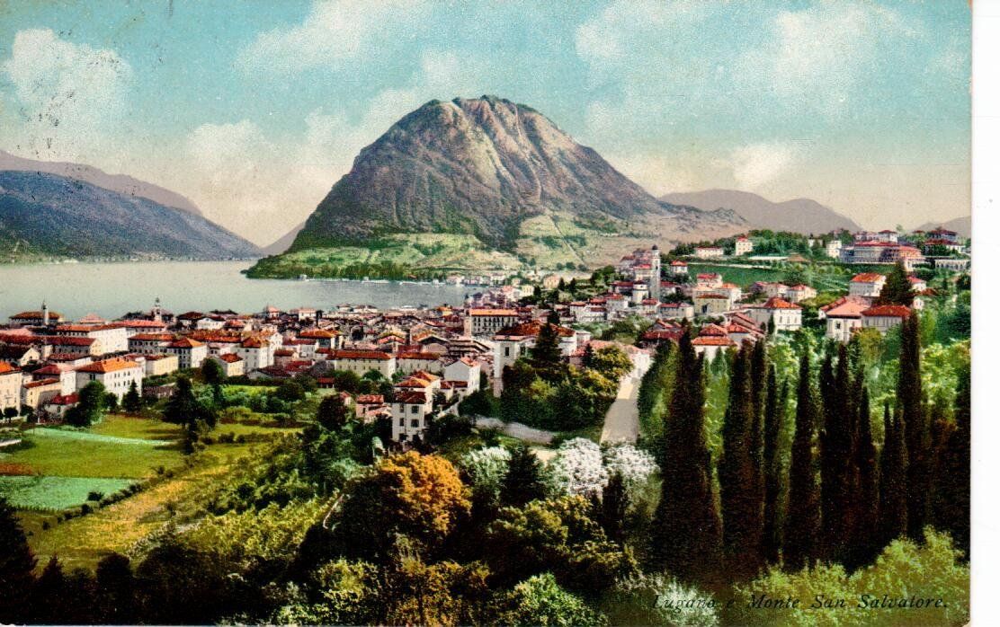 Ansichtskarten: Lugano 1913 – Gebraucht aus Wolhusen von Curver9