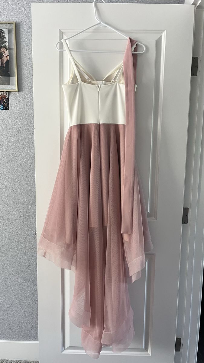 Vestiti: Elegantes Abendkleid in Rosé & Creme – Usato da Grenchen venduto da Kert93 3