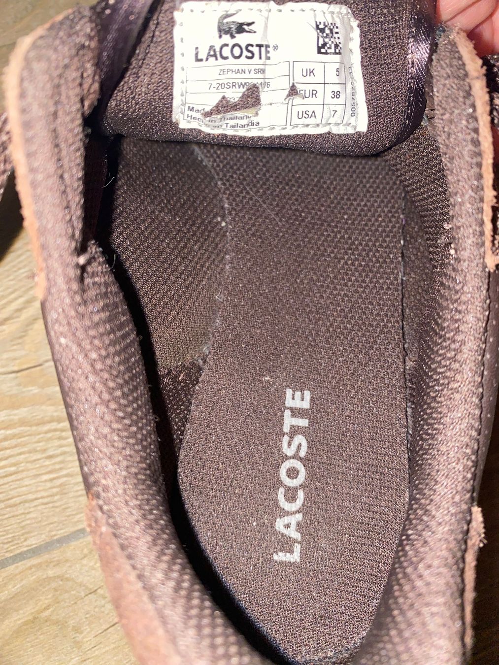 Lacoste Chaussures hommes: Lacoste Sneaker braun Grösse 38 – D'occasion à Schmerikon par Sha_8dsp 2