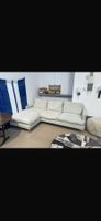 Ecksofa beige mit Recamiere gebrauchter Zustand