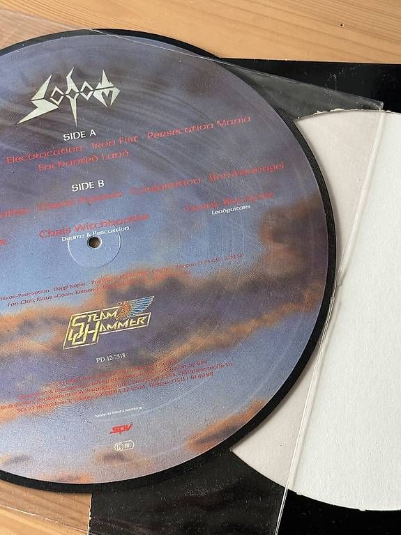 Dischi in vinile: UNTERSCHRIEBENE SODOM PERSECUTION MANIA PICTURE DISK – Usato da Stadel b. Niederglatt venduto da Jonnybravo 1