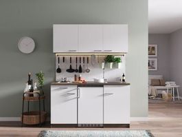 098 Singleküche Küchenzeile 150cm E/Y/W - Küche Einbauküche