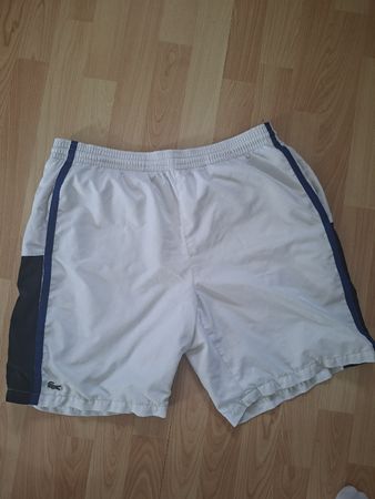 Lacoste Sport Shorts weiss/blau Grösse XL guter Zustand