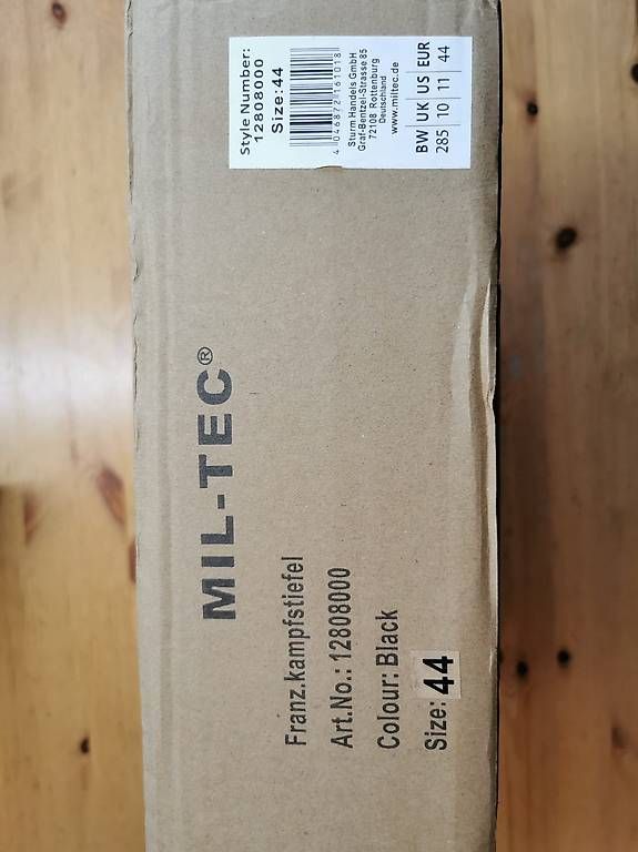 Scarpe da uomo: NEUE MIL-TEC Leder Stiefel / Leather Boots, Gr. 44 – Usato da Jonen venduto da besuvi 2