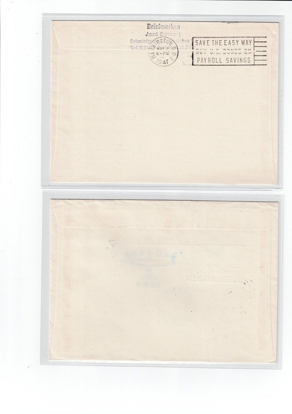 Alle Briefmarken: Schweiz, 9 Flugpostbelege 2 – Gebraucht aus Hinteregg von McCharly01 4