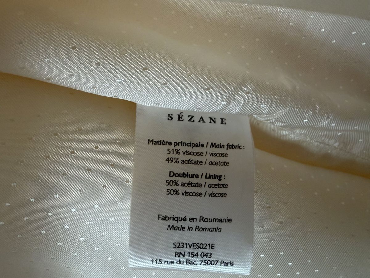 Sezane Giacche: Sézane Jacke Benedicte ecru Gr. 36 NEU – Nuovo e nell'imballaggio originale da Zürich venduto da giuliak 4