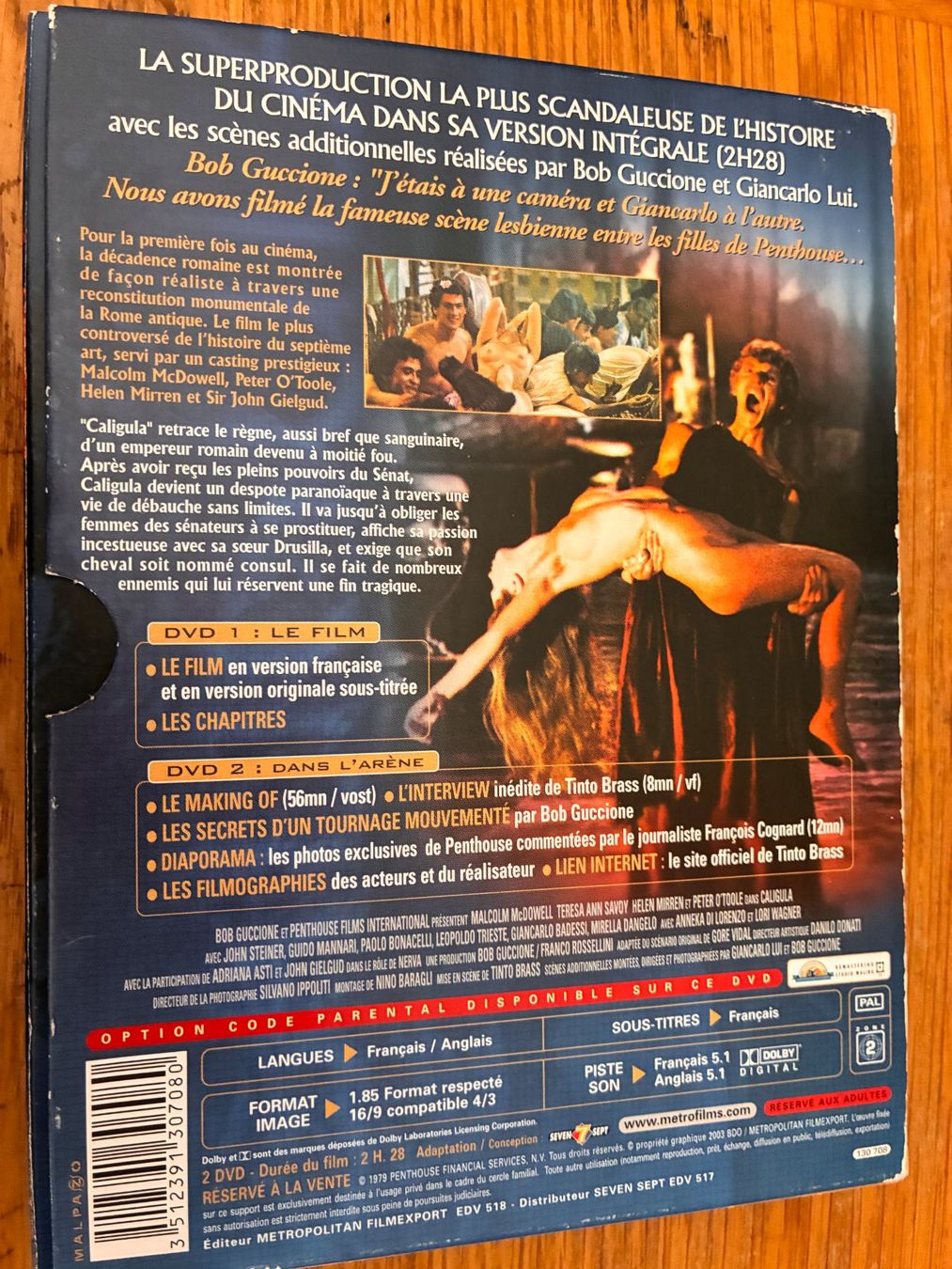 Tous les DVDs: Caligula (1979, DVD, Malcolm Mcdowell) – D'occasion à Vevey par zecollector 1