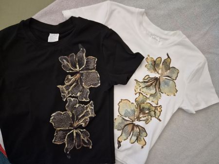 🌸 2er Set T-Shirts – Gr. S – NEU 🌸