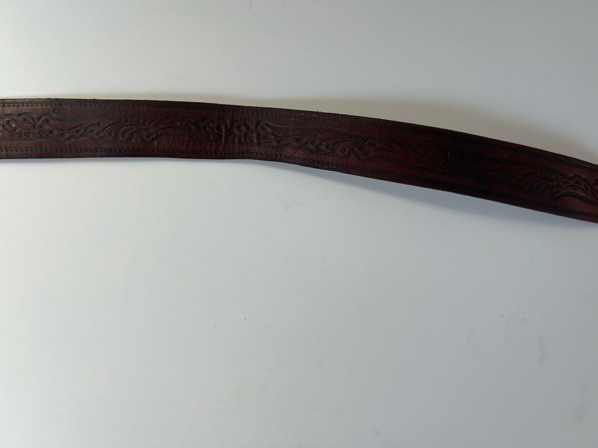 Ceintures: Leather belt brown with pattern acceptable condition – D'occasion à Saland par ele_vc96 6