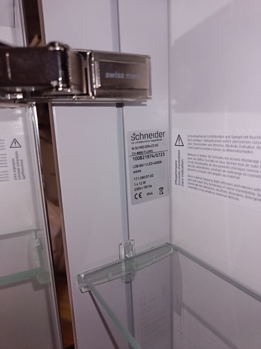 Armadietti a specchio: Schneider spiegelschrank  – Usato da Gebenstorf venduto da mphmontage 2