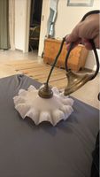 Vintage White Glass Chandelier Pendant Light 💡