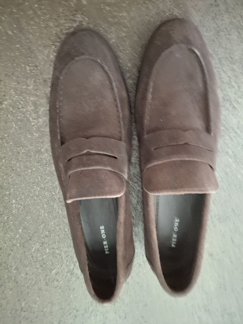 Scarpe da uomo: Brown Suede Pier One Loafers Size 44  – Nuovo (secondo la descrizione) da Colombier NE venduto da nur_9kj9 4