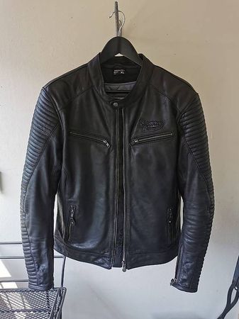 Hochwertige Motorrad-Lederjacke-Segura XL