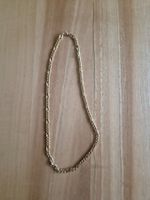 Halskette goldfarbig Figaro Kette 48 cm guter Zustand