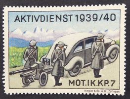 Soldatenmarken - Mot Ik Kp 7 - Wi Art 68 - o.G.  *