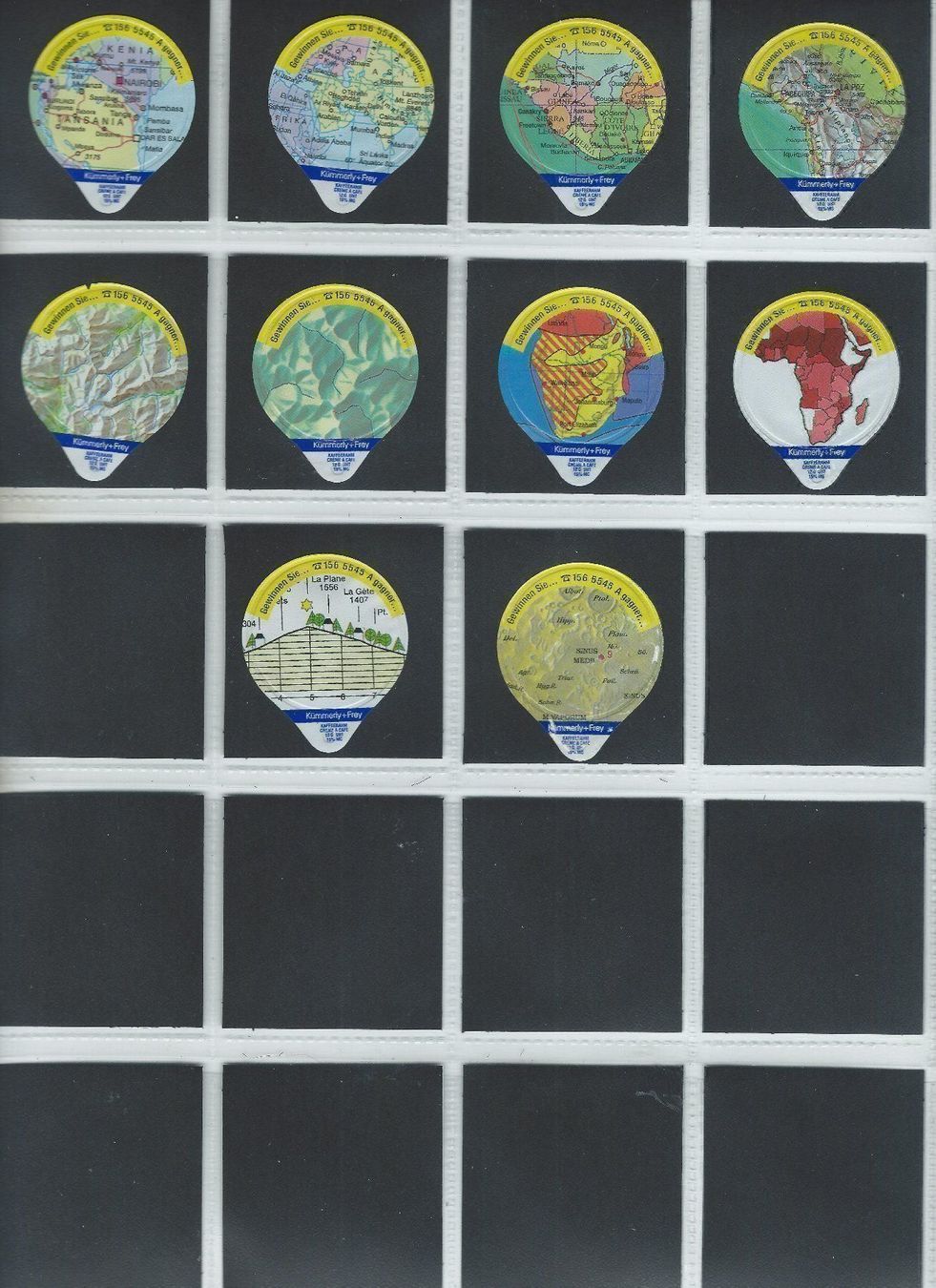 Kaffeerahmdeckel: KRD Kartographie 1994 / 339 A – Gebraucht aus Hochdorf von KRdeckeli 1