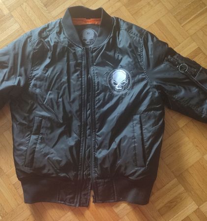 Top Bomberjacke Schwarz Gr XS Krawallbrüder 