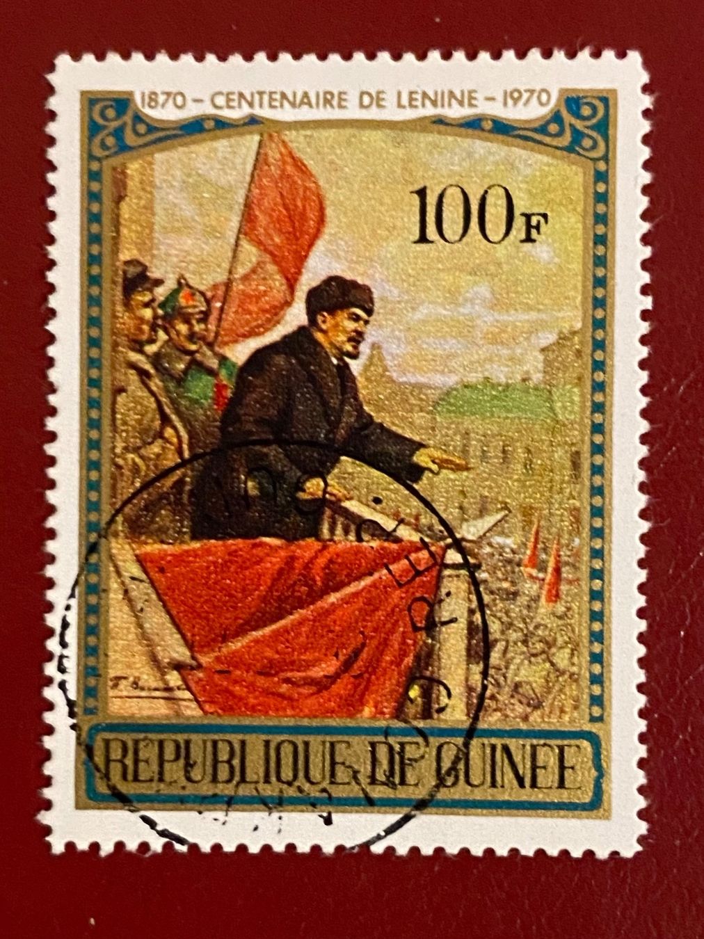 Tutti i francobolli: Timbres - Centenaire de Lénine – Usato da Petit-Lancy venduto da Solcarm 1