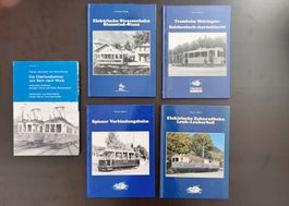 Schweizer Bahngeschichte –  fünf Bahn-Bücher