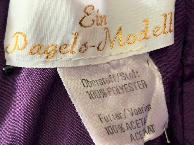 Kleider: Biedermeier Kleid mit Hut und Stoffbeutel – Gebraucht aus Gundetswil von Egro100 9