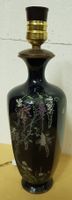 beau pied de lampe émail cloisonné Japon