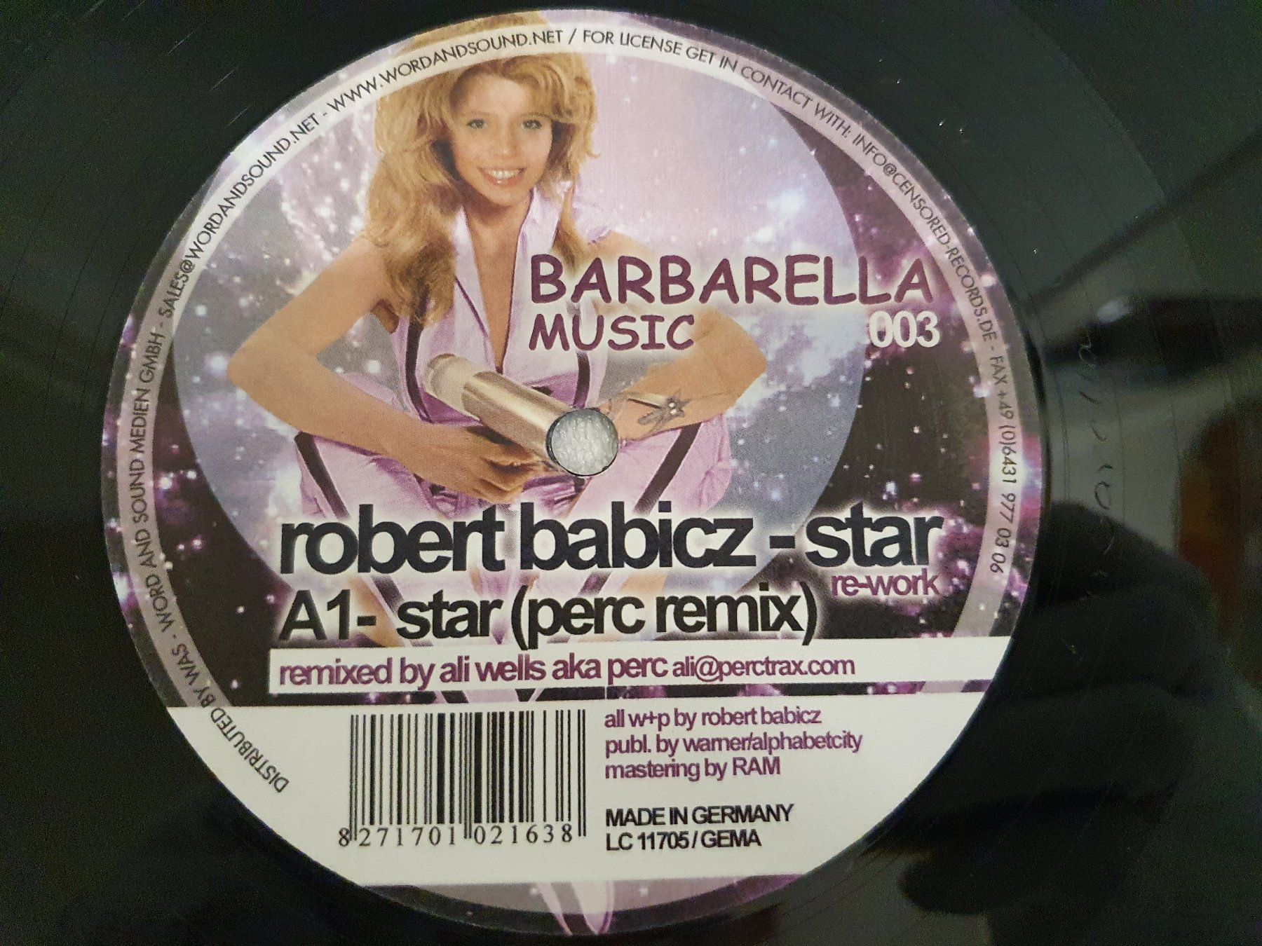 Schallplatten: Robert Babicz – Star (Re-Work) (Minimal Techno) – Gebraucht aus Uster von Vinyl-Leidenschaft 3