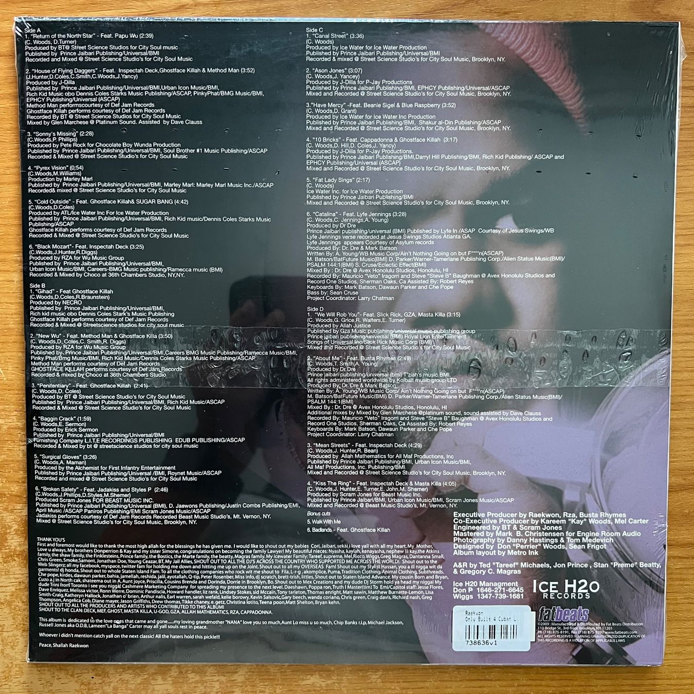 Vinyles: Chef Raekwon - Only Built 4 Cuban Linx // 1. US-Press. 2009 – Neuf avec emballage d'origine à Gais par soundcave57 1