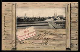 Grusskarten-AK Burg /Magdeburg, Stadtans