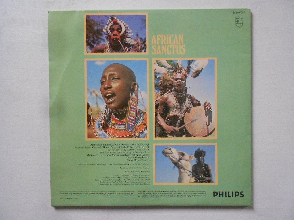 Vinyles: AFRICAN SANCTUS  -  DAVID FANSHAWE – D'occasion à Bex par Giorgiob 1