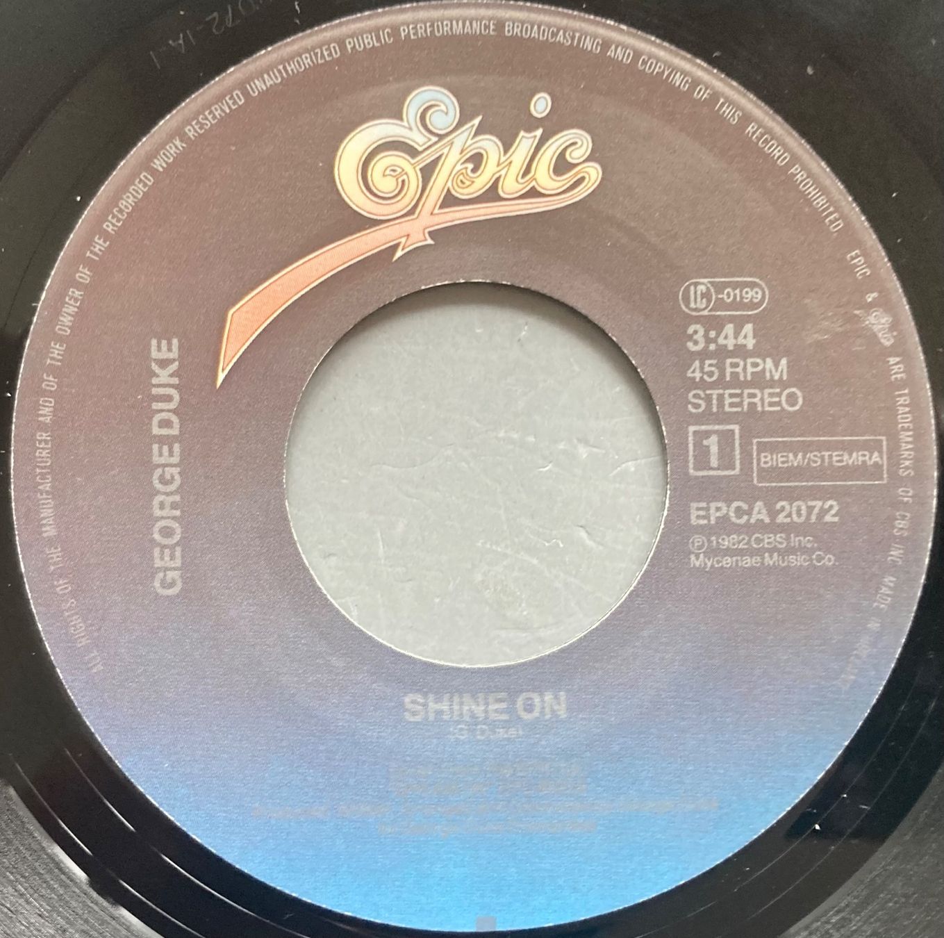Dischi in vinile: GEORGE DUKE - SHINE ON – Usato da Poliez-Pittet venduto da Newtown-Records 2