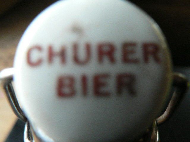 Bicchieri, Caraffe & Bottiglie: Antike Bierflasche Churer Bier Orginal – Usato da Dintikon venduto da roed 2