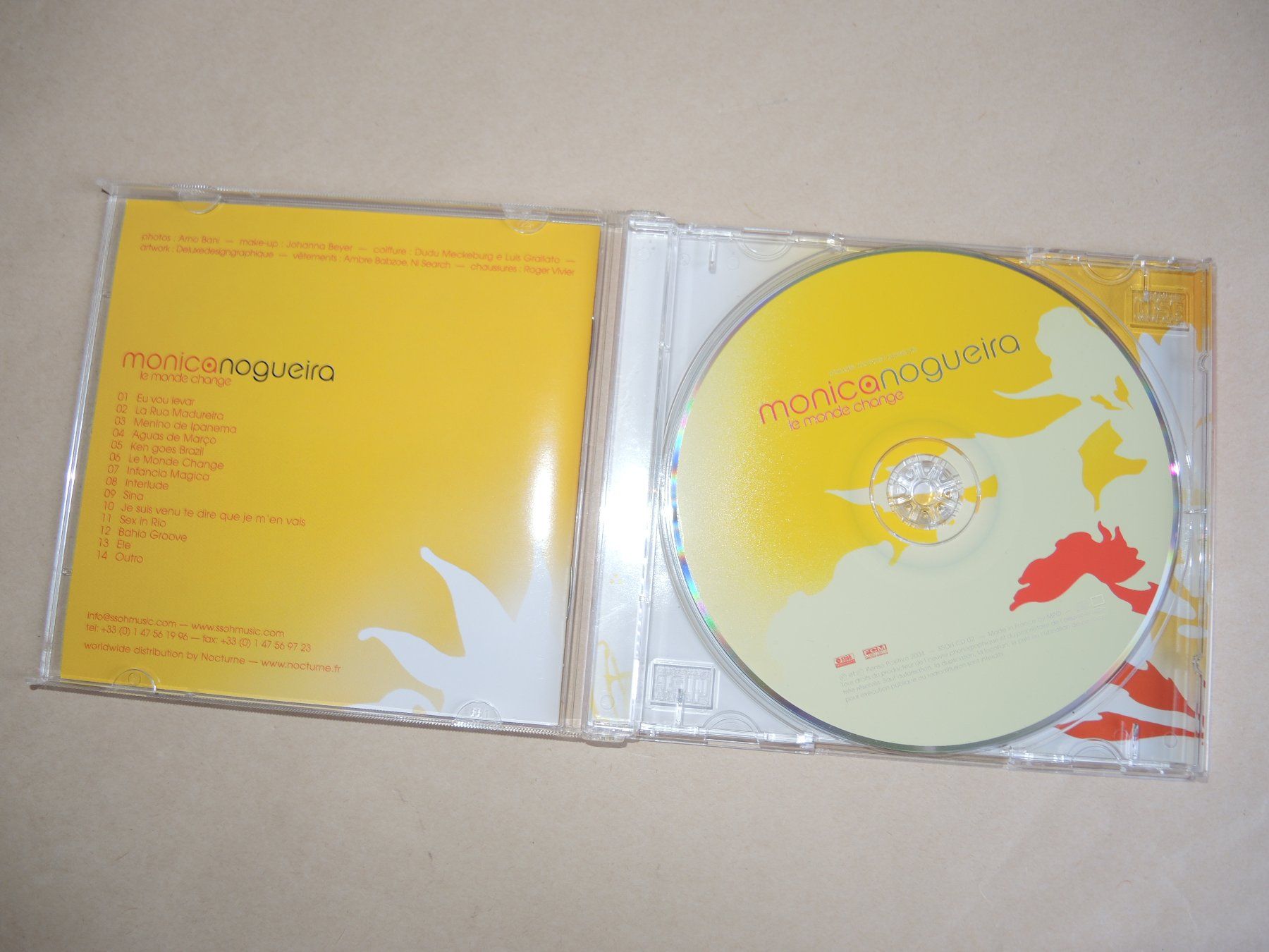 CD: Monica Nogueira - Le Monde Change CD – Usato da Rorschach venduto da maeck8 1