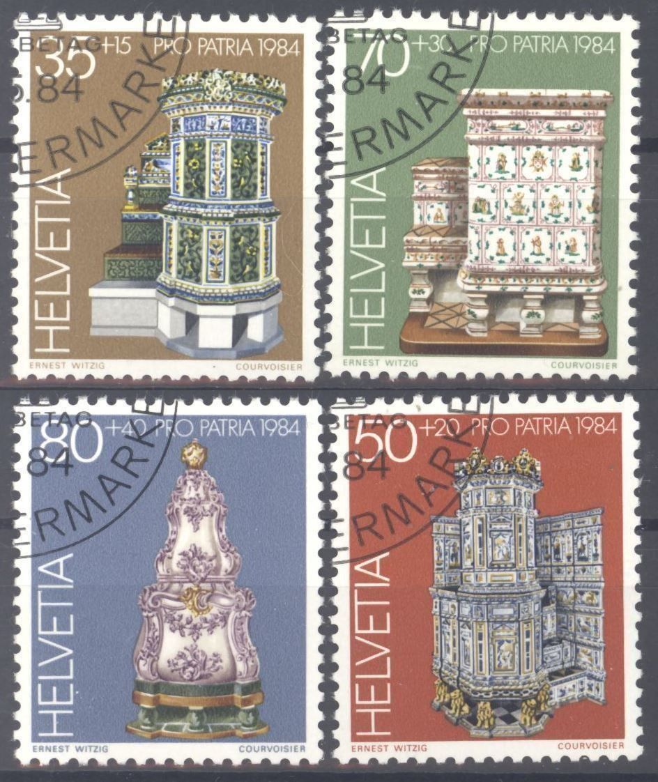 Tutti i francobolli: 1984, Pro Patria, ET, gummiert – Usato da Willisau venduto da Vollstempel