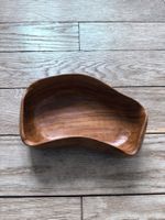 Organisch gearbeitete Holzschale, vintage